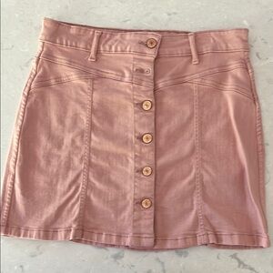 Forever 21 Pink Button-Front Women's Skirt
